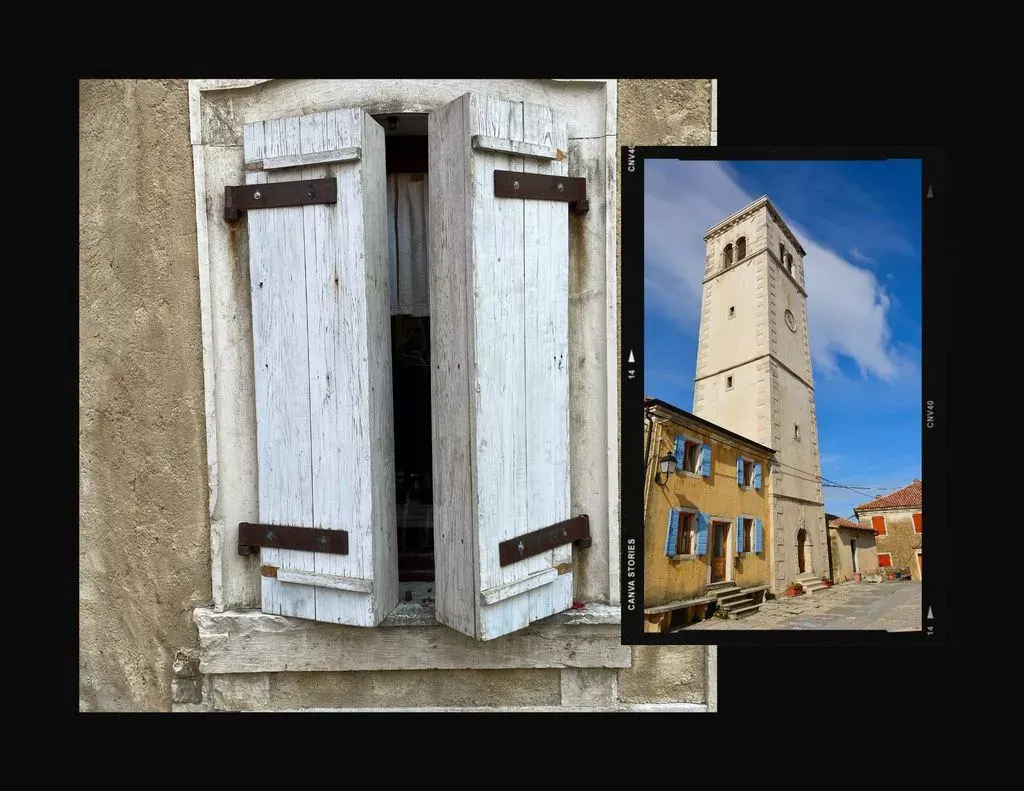 Magični Oprtalj - šarolika arhitektura umjetnosti. Foto©Z.R.,2022