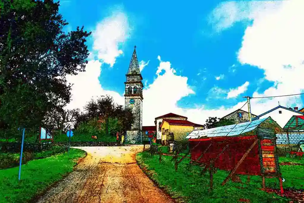 Skriveni Zrenj - autentičnost ruralnog krajolika. Foto ©Z.R., 2014