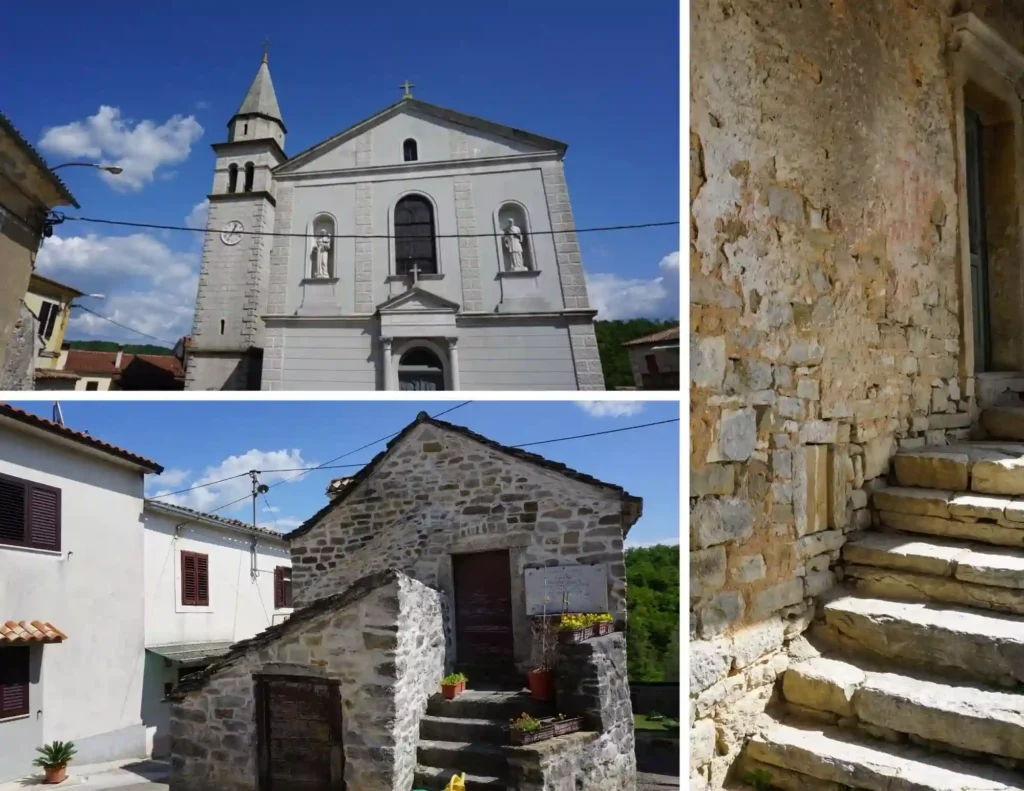 Beram, crkva Sv. Martina s okolicom. Foto©Z.R.