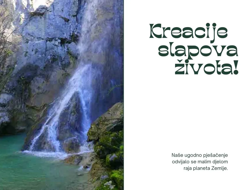 Sedam slapova - kreacija života. Foto©Z.R.