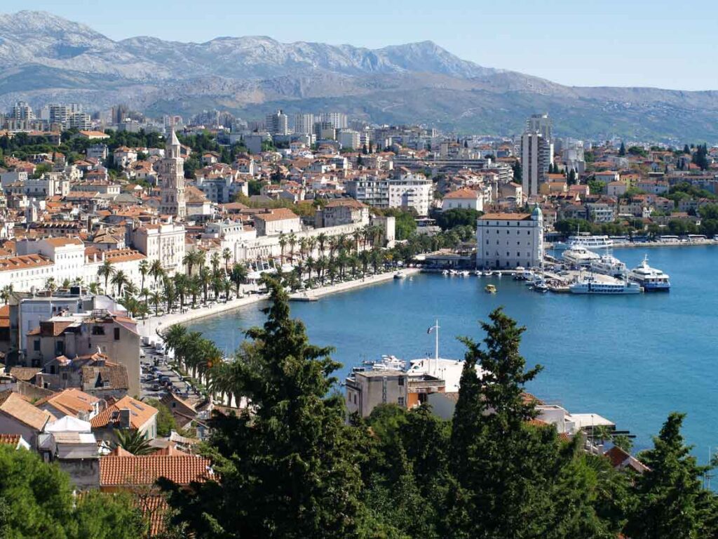 Split, vidik prema gradu