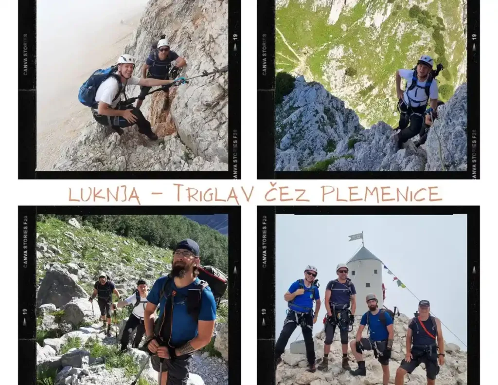Triglav čez Plemenice, uspon Plemenice od Luknje. Foto©Z.R.