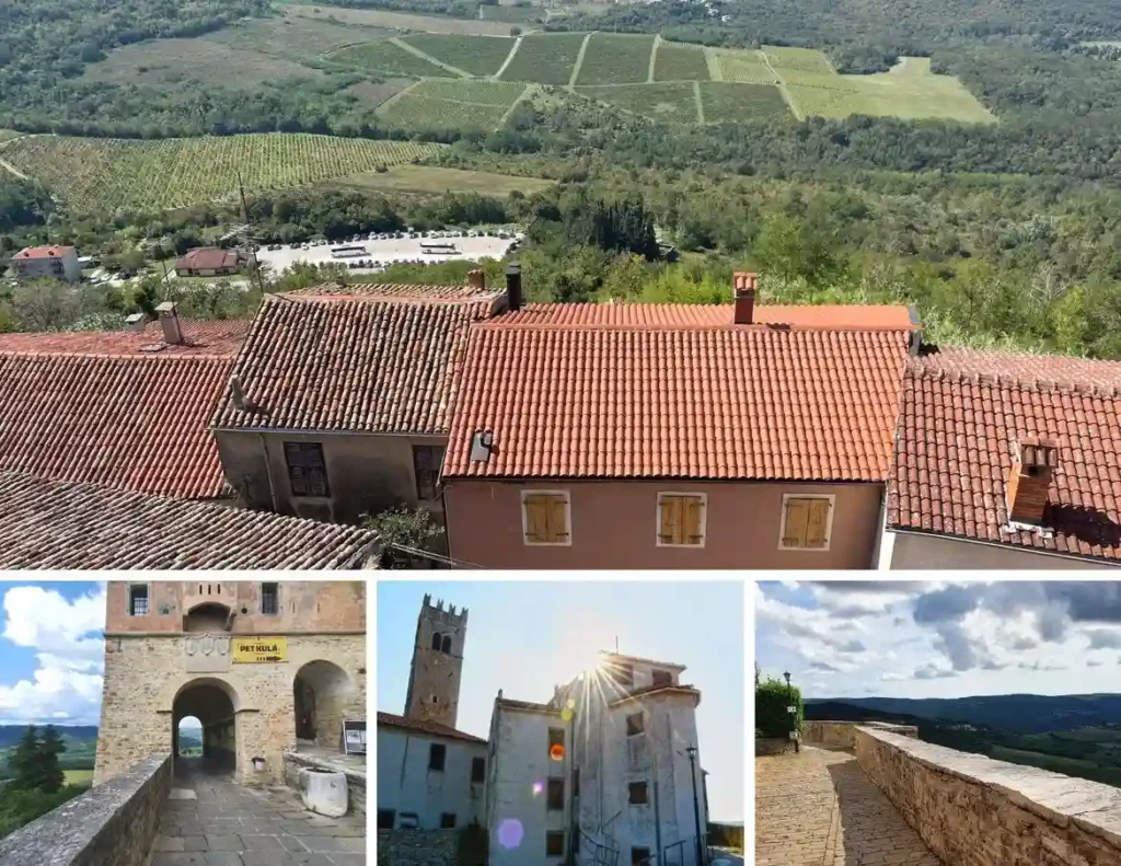 Pitoreskni Motovun, opasan zidinama. Foto©Z.R.