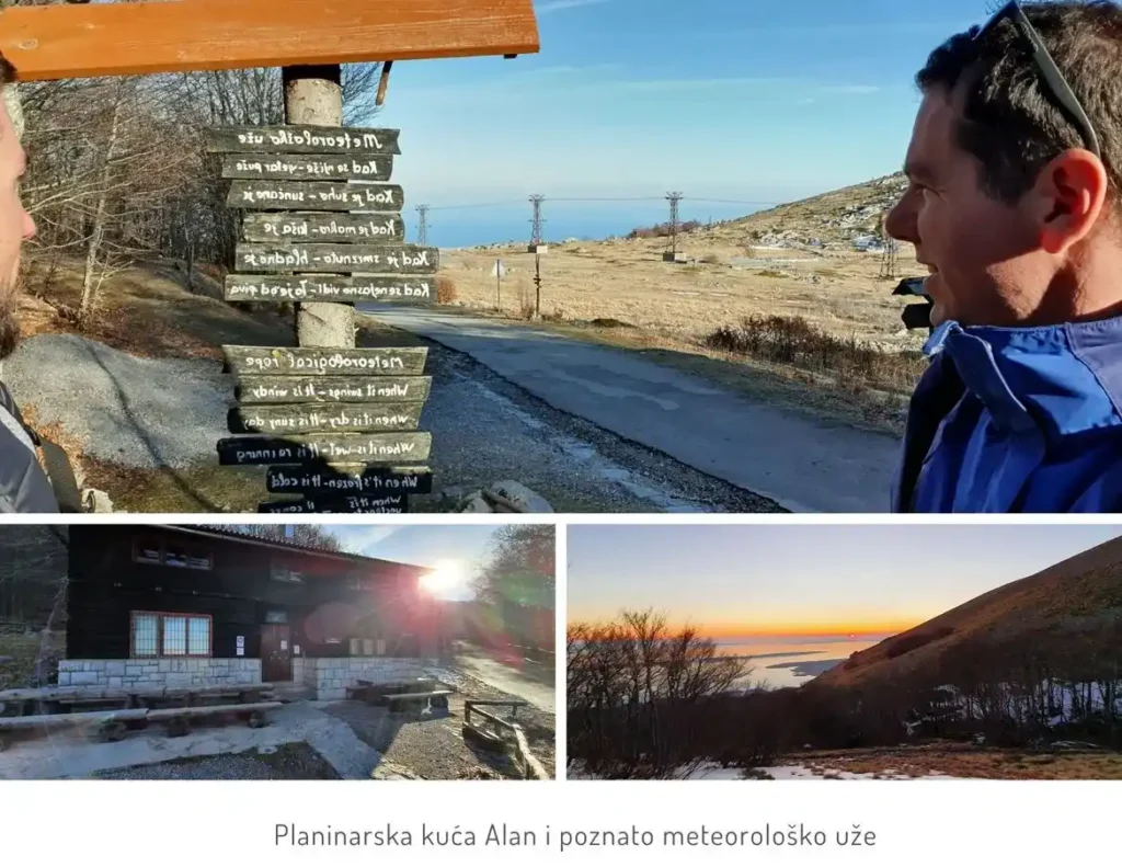 Čudesna Premužićeva staza Premužićeva staza, planinarska kuća Alan i okolica. Foto©Z.R.