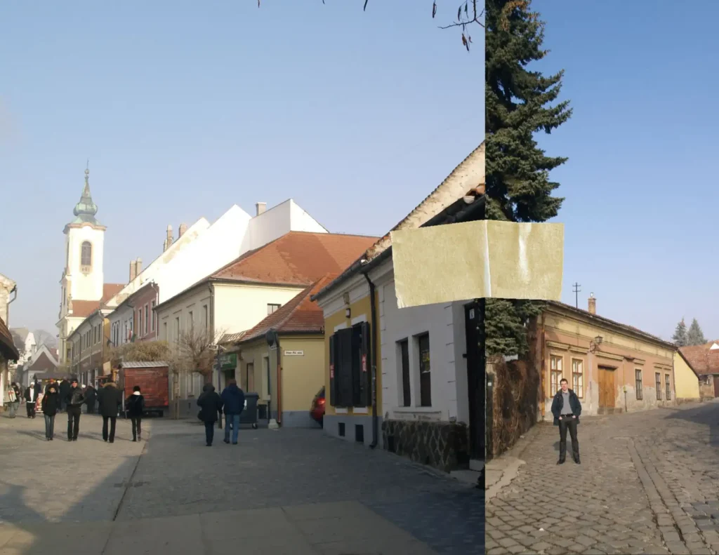 Pitoreskna Senadrija, ulica prema Blagovestenskoj crkvi i detalj ulice. Foto©Z.R.