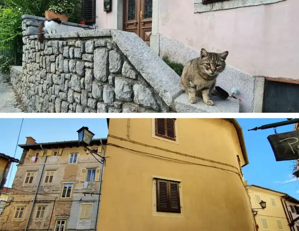 Šaroliki Lovran, detalji ulica gradića. Foto©Z.R.