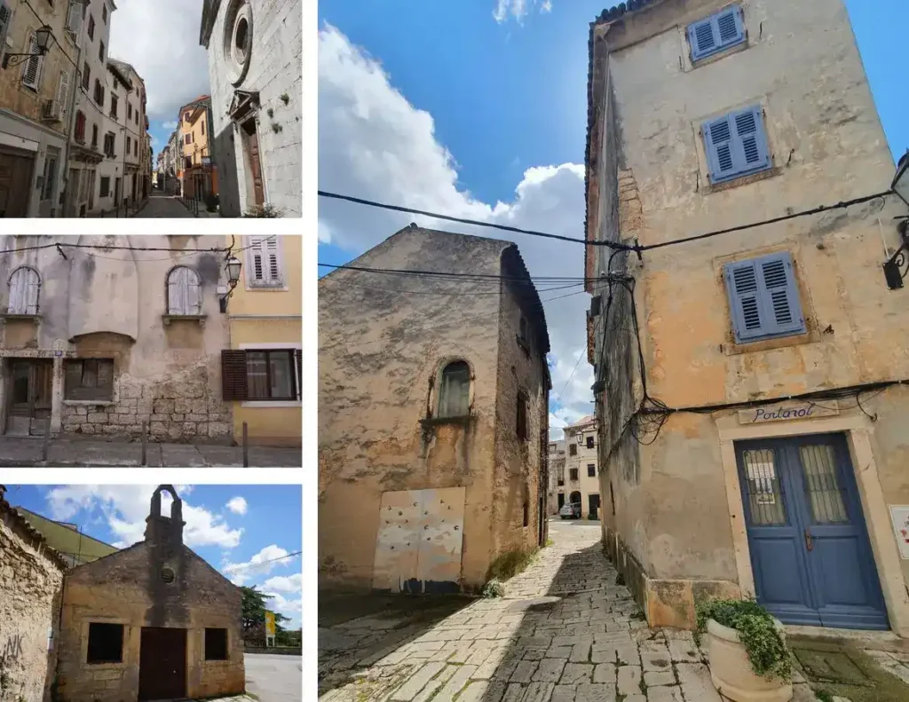 Šaroliki Vodnjan, ulice pitoreskne arhitekture. Foto ©Z.R.
