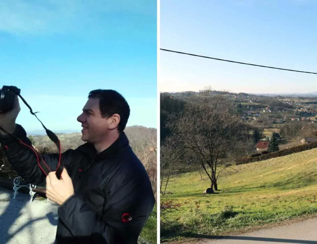Stubičke Toplice, okruženje kapele sv. Katarine tipičan je zagorski kraj. Foto©Z.R.