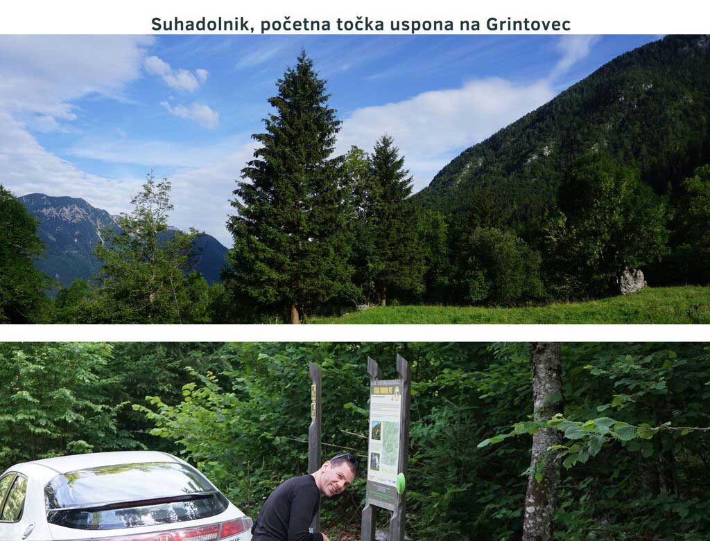 Početna točka Suhadolnik. Foto©Z.R., M.R., 2018