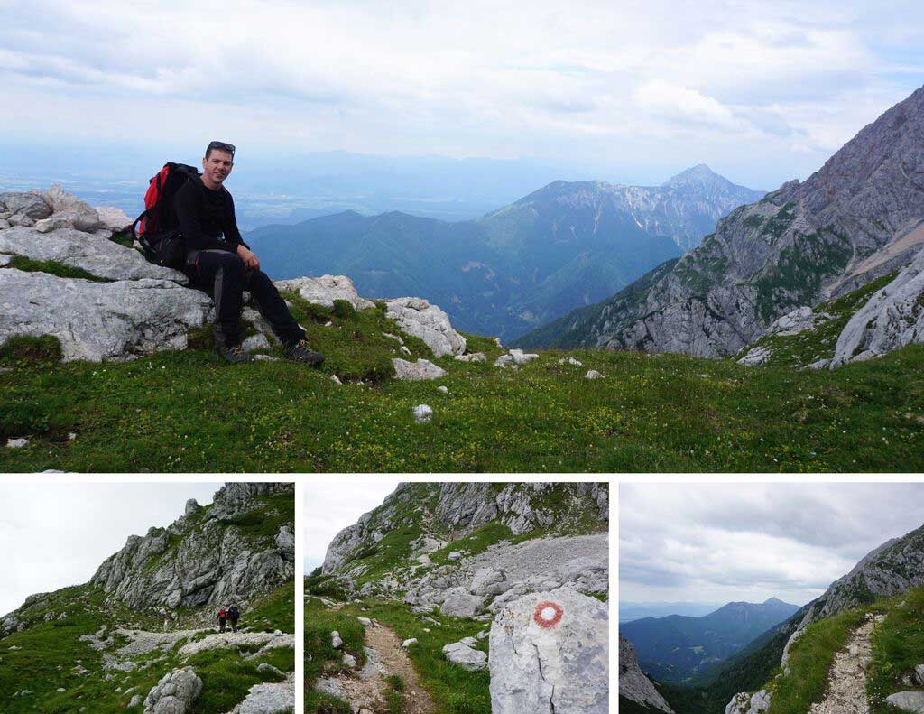 Grintovec, uspon od doma kreće prvo travnatim površinama. Foto©Z.R., 2018