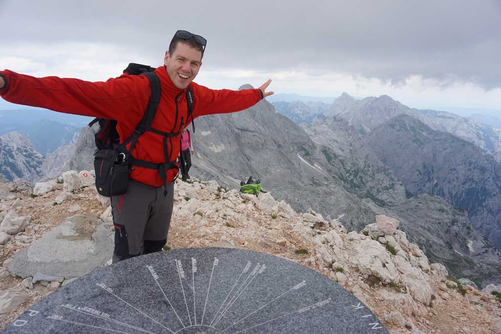 Grintovec, vrh