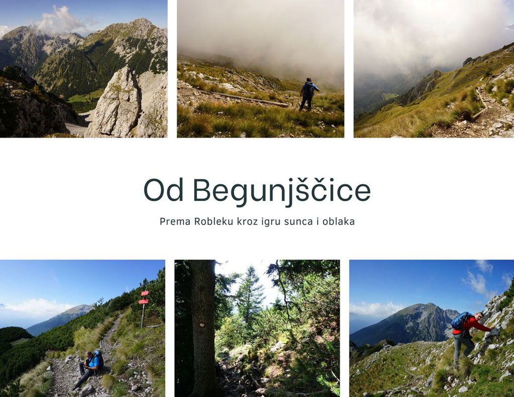 Impresivna Begunjščica, od vrha Begunjščice do Robleka. Foto©Z.R., 2019