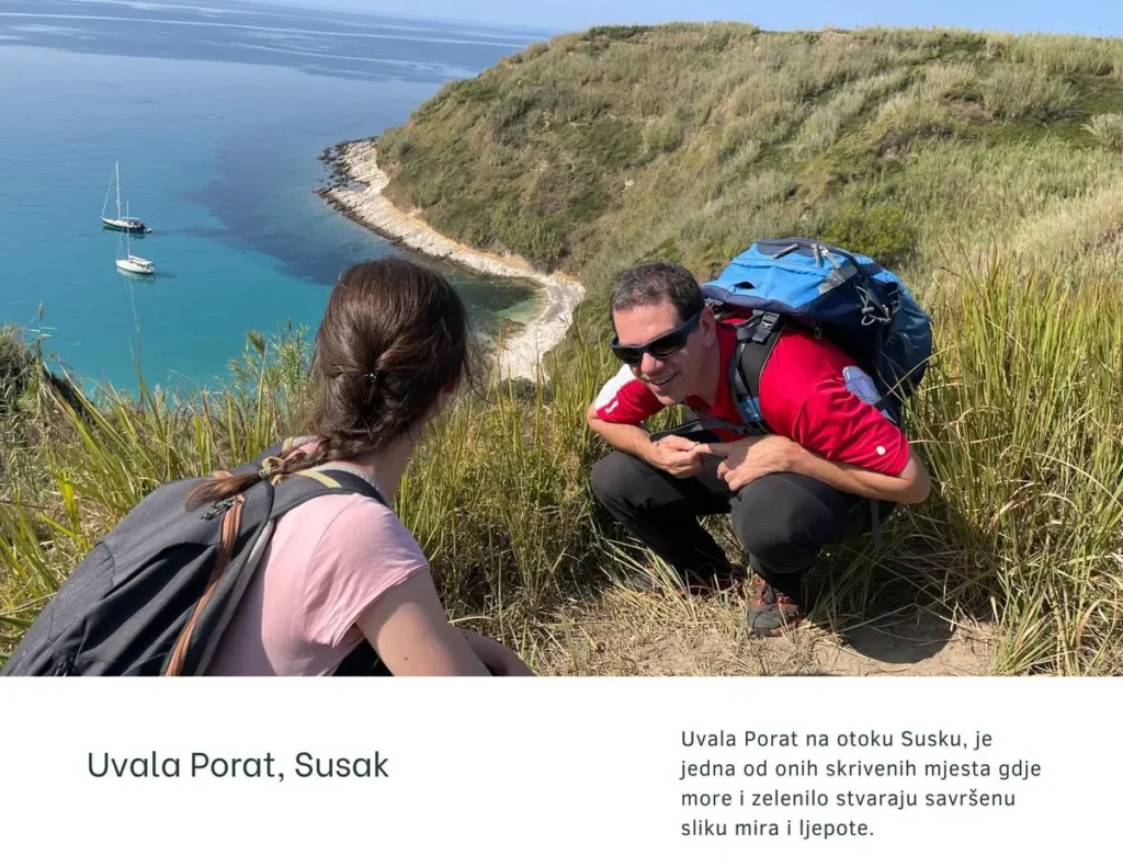 Pješčani Susak, iznad uvale Porat. Foto©K.J.