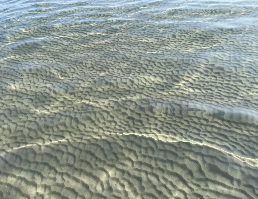 Pješčani Susak, jutarnji doživljaj pješčane plaže. Foto©Z.R.