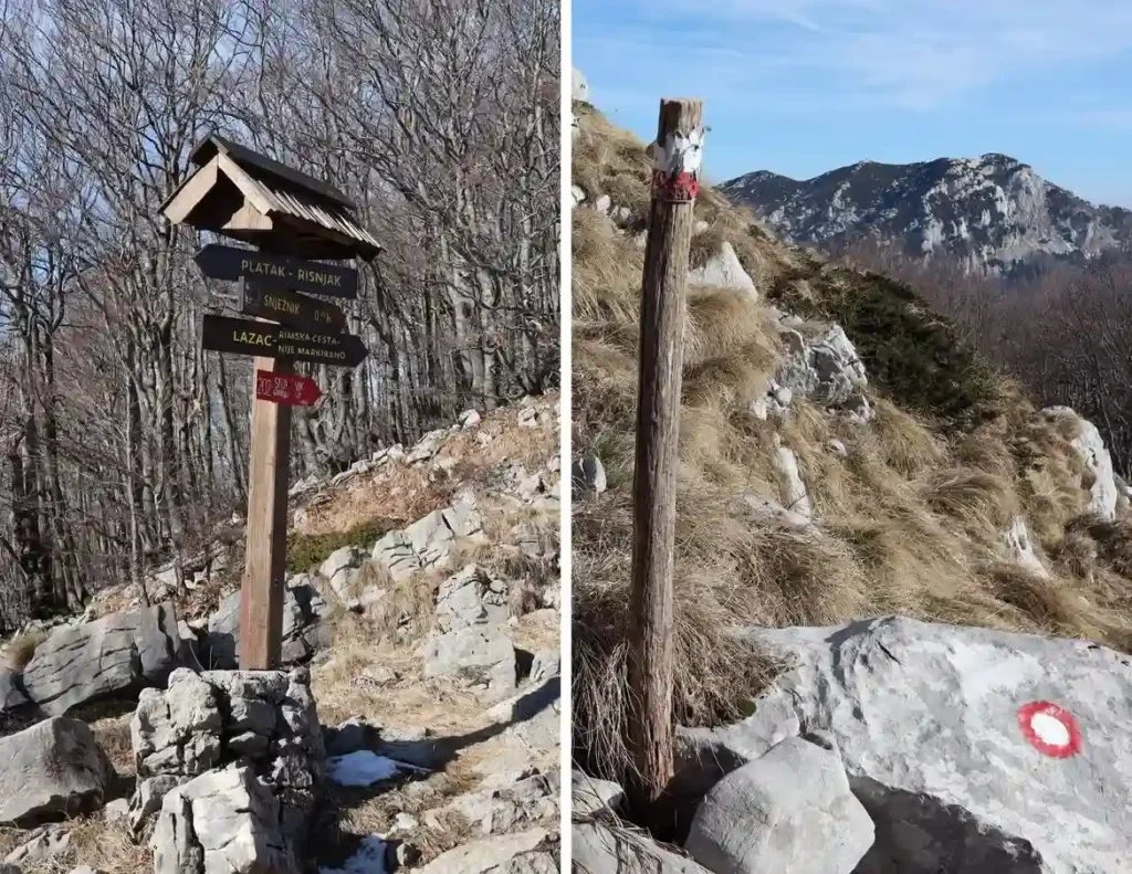 Snježnik, Platak - Snježnik, prijevoj Rimska vrata. Foto©Zdravko Rajko, 2024