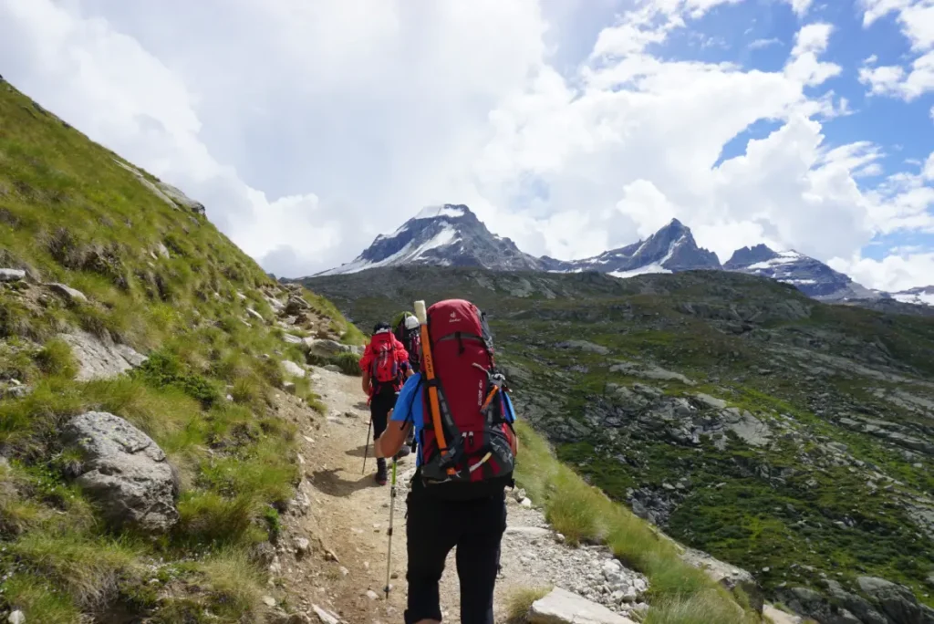 Rajski Gran Paradiso, uspon prema vrhu. Foto©Z.R.