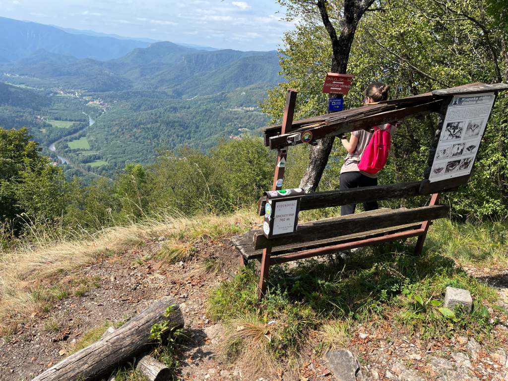 Brod Moravice - Špičasti vrh, na vrhu