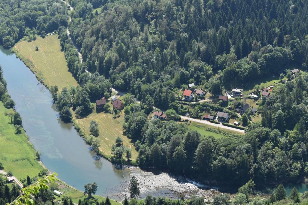 Brod Moravice - Špičasti vrh, vidikovac Medveja Stena.