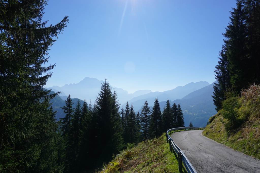 Col di Lana, Dolomiti , planinska cesta.