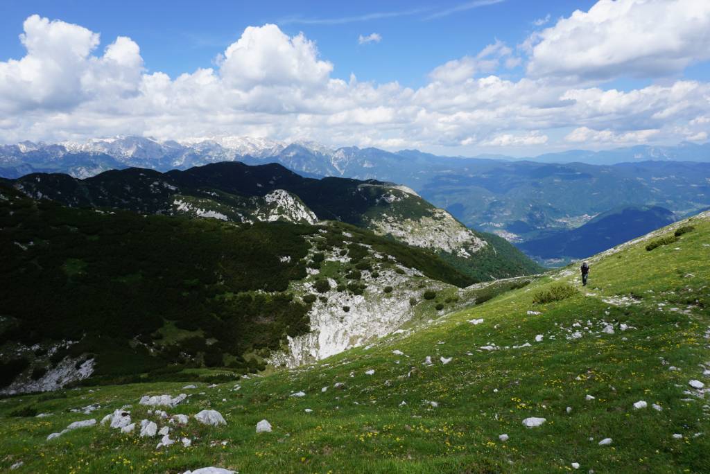 Rodica, uspon prema grebenu.