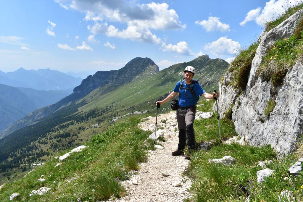 Cima di Terrarossa, uspon.