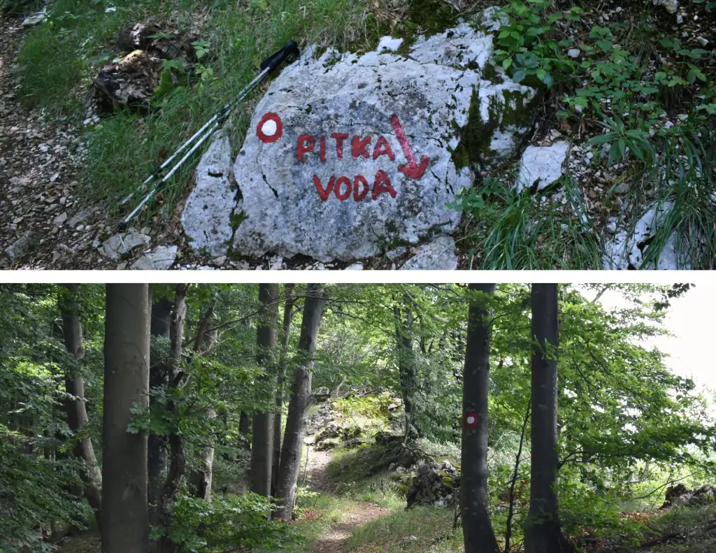 Učka, staza Plas i Vojak.