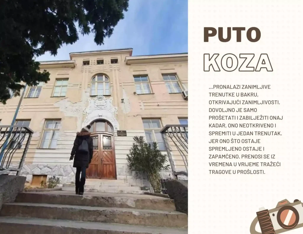 Drevni Bakar, pred školom. Foto Zdravko Rajko