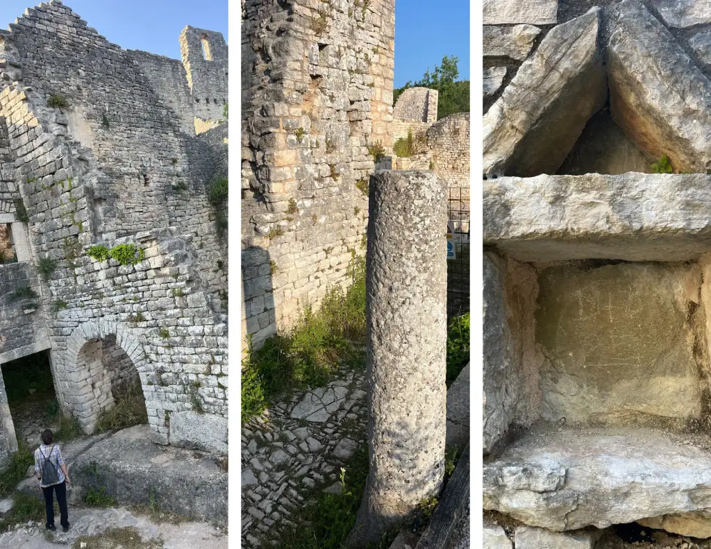 Mističan Dvigrad, detalji. Foto Zdravko Rajko