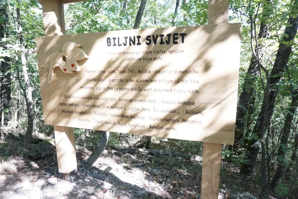 Papuk, biljni svijet.