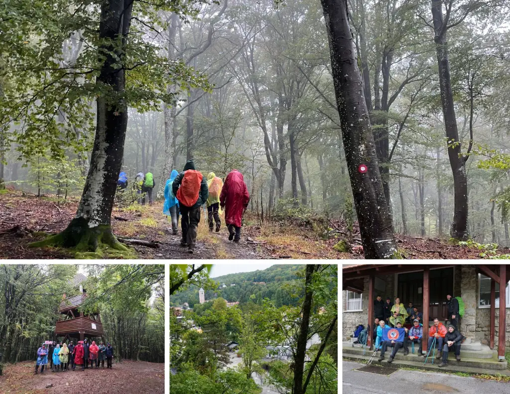 Papuk, planinarenje o kiši.