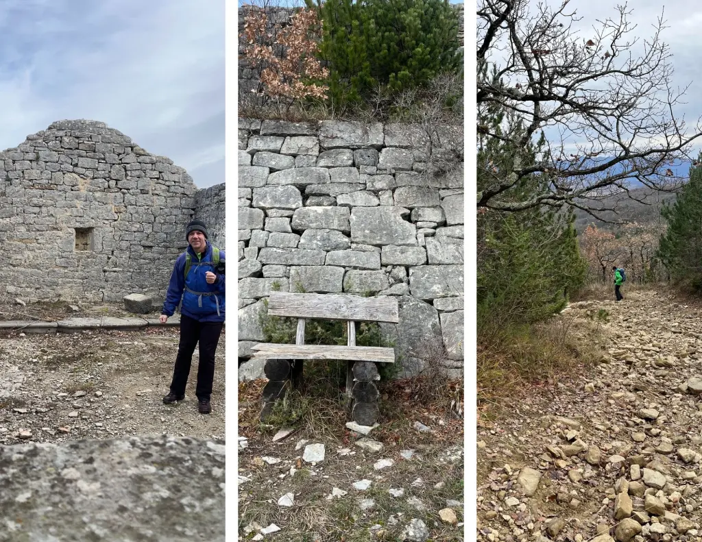 Staza sv. Šimuna, pored ostataka crkvice sv. Šimuna